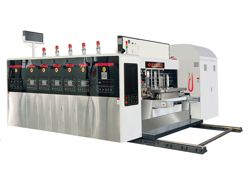 全程吸附/全伺服控制高清印刷上光烘干开槽模切机